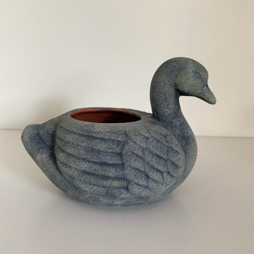 Vintage duck planter pot View 2